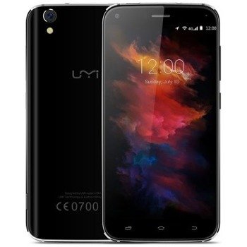 Smartphone Umi Diamond (black) + etui/folia