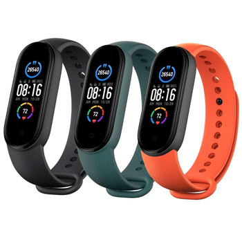 X Pasek Do Opaski Xiaomi Mi Band Czarny Czerwony Zielony