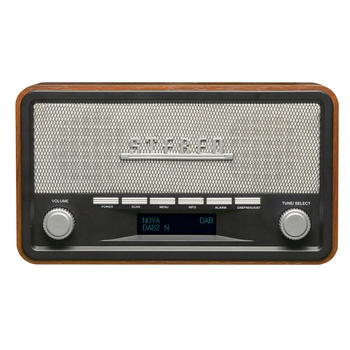 Radio retro DAB+/FM Denver DAB-18 dark wood/Uszkodzone opakowanie