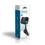 Transmiter FM samochodowy Nedis CATR1024BK Bluetooth 2" elastyczny Czarny