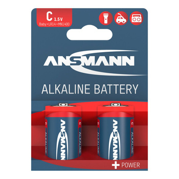 Baterie alkaliczne ANSMANN C/LR14 1.5V - 2szt.
