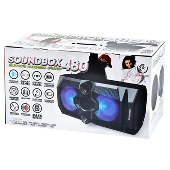 Głośnik z funkcją Bluetooth/FM/USB Rebeltec SoundBox 480/Uszkodzone opakowanie