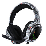 Słuchawki gamingowe Onikuma K20 RGB USB (camouflage grey)