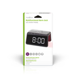 Budzik Nedis WCACQ30BK 5–15 W 2x alarm podświetlenie Czarny