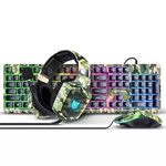 Zestaw Onikuma TZ3003 RGB: Mysz, klawiatura, słuchawki zielone camo