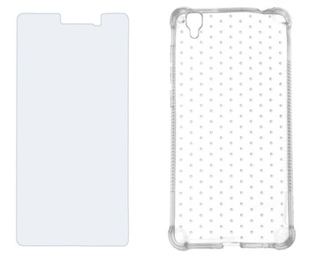 Smartphone Bluboo Maya (white) + etui/folia