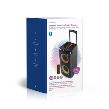 Głośnik Nedis Bluetooth 5h 240W Czarny/Pomarańczowy