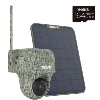 Kamera W-Fi bateryjna 4G Reolink Go Series G450 with Solar Panel 2 + 64GB Micro SD card Reolink
