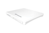 Napęd DVD zewnętrzny Transcend slim USB2.0 biały