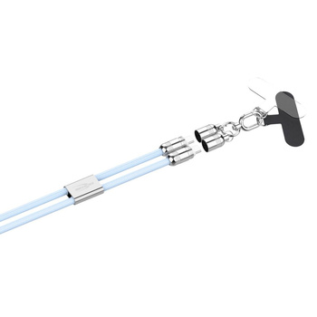 Kabel USB-C/USB-C ANSMANN smycz 1.2m niebieski
