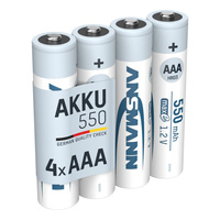 Akumulatory NiMH ANSMANN AAA/HR03 550mAh 1.2V - 4szt.