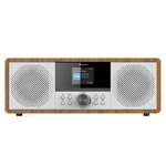 Wieża stereo Denver MIR-270DW z radiem internetowym dark wood