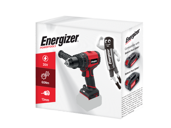 Wiertarka udarowa bezszczotkowa Energizer 20V bez akumulatora