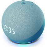 Amazon Echo Dot 4 z zegarem Twilight Blue