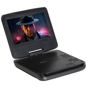 Przenośny odtwarzacz DVD Denver z 7'' z odwracalnym o 180O ekranem