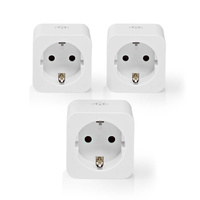 Inteligentne gniazdko Nedis SmartLife WIFIP121FWT3 Wi-Fi (3 sztuki)