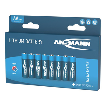 Baterie litowe ANSMANN 8 x AA/FR6 1.5V
