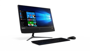 AiO Lenovo 510-22ISH Pentium G4400T/21.5" FHD/4GB/500GB/DVD/Keyboard+Mouse/Win 10 Black