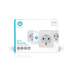 Inteligentne gniazdko Nedis SmartLife WIFIP121FWT3 Wi-Fi (3 sztuki)