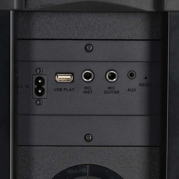 Głośnik Nedis Bluetooth 5h 240W Czarny/Pomarańczowy