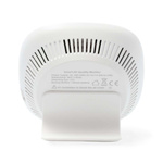 Czujnik jakości powietrza Nedis SmartLife Wi-Fi WIFISA20CBK Czarno-biały