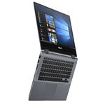 Laptop Asus TP412FA-OS31TK1 i3-8145U/14" FHD TouchScreen/8GB/SSD 256GB/BT/x360/BLKB/FPR/Win 10 Grey
