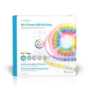 Taśma LED Nedis SmartLife WIFILS51CRGB 5m Wi-Fi