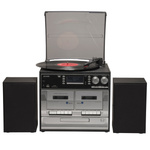 Miniwieża Denver MRD-166 z gramofonem i radio DAB+/FM czarna