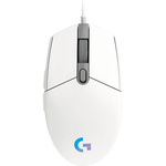 Mysz gamingowa Logitech G203 Lightsync biała