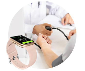 Zegarek inteligentny Smartwatch Kumi KU1 Pro czarny