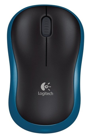 Mysz bezprzewodowa Logitech M185 niebieska