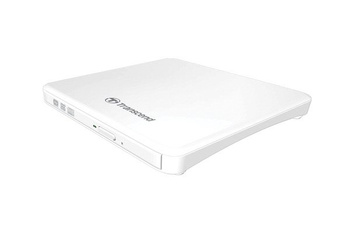 Napęd DVD zewnętrzny Transcend slim USB2.0 biały