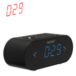 Radiobudzik Denver CRP-717B z podwójnym alarmem i projektorem