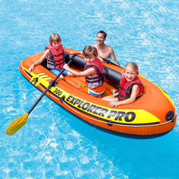 Ponton Intex Explorer Pro 300 Boat Set 58358NP Red/Yellow