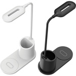 Lampka na biurko ładowarką indukcyjną 10W Rebeltec W600 biały