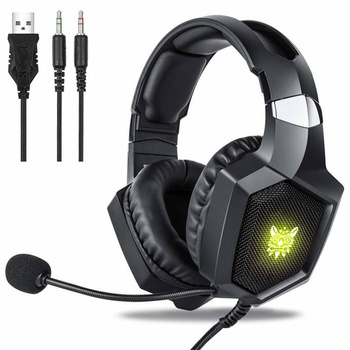 Słuchawki gamingowe Onikuma K8 RGB USB (black)