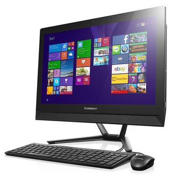 AiO Lenovo C40-05-F0B500 A6-7310/21.5" FHD/8GB/1TB/Radeon R4/DVDRW/Keyboard+Mouse/Win10