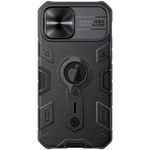 Etui Nillkin CamShield Armor Metal Apple iPhone 12/12 Pro (With logo cutout) (czarny)