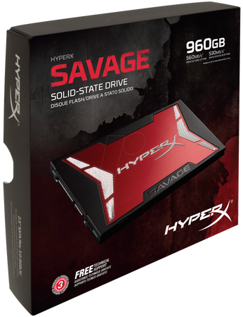 Dysk SSD 960GB Kingston HyperX Savage 2.5'' SATA3 transfer: 560/530 MB/s