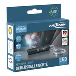 Mini wskaźnik laserowy i brelok z latarką ANSMANN czarny