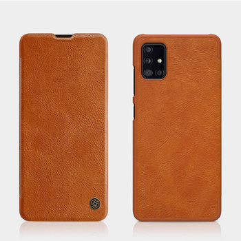 Etui Nillkin Qin Leather Samsung Galaxy A51 5G (Brown)