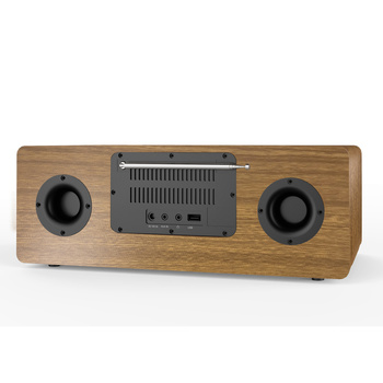 Wieża stereo Denver MIR-270DW z radiem internetowym dark wood