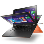 Laptop Lenovo Yoga 2 Pentium N3530/11.6" TouchScreen/4GB/1TB/BT/x360/Win 8.1 Orange