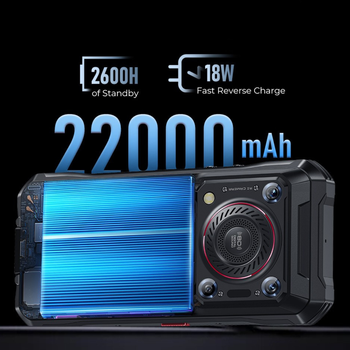 Smartphone Oukitel WP33 Pro 5G 8/256 DS.22000 mAh  Grey