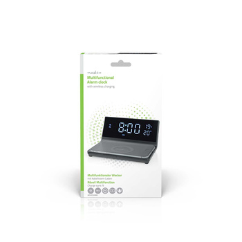 Budzik Nedis WCACQ20BK 5–15 W 2x alarm bez światła Czarny