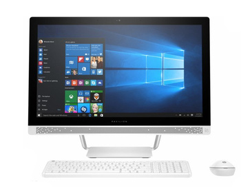 AiO HP 22-B013W Pentium J3710/21.5" FHD TouchScreen/4GB/1TB/DVD/BT/Keyboard+Mouse/Win 10 White