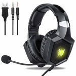 Słuchawki gamingowe Onikuma K8 RGB USB (black)