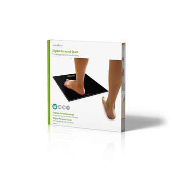 Waga łazienkowa Nedis PESC500BK czarna