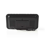 Radiobudzik Nedis CLAR004BK LED AUX projekcja 2x budzik FM Czarny