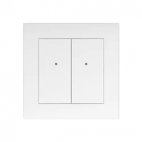 Włącznik ścienny iNELS MATTER 4 przyciski, bateryjny, biały